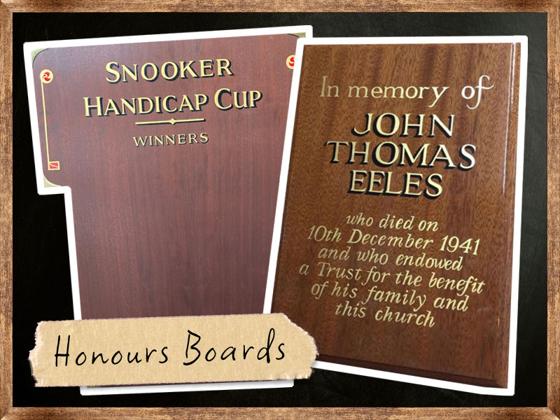 Honours Boards