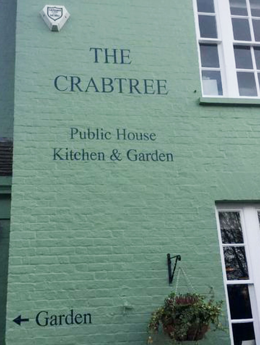 Pub Sign Writing by Signwriter