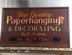 Gold Leaf Sign Writing in Sussex
