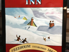 Pub Sign Signwriting