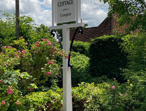 Sign post signwriting by sign writer