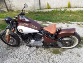 Classic Motor Cycle Sign Writing